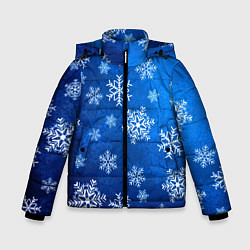 Зимняя куртка для мальчика Новый Год Снежинки