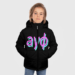 Куртка зимняя для мальчика АУФ, цвет: 3D-красный — фото 2
