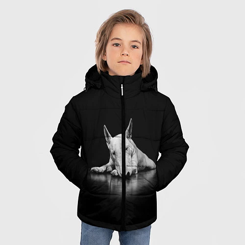 Зимняя куртка для мальчика Puppy / 3D-Черный – фото 3