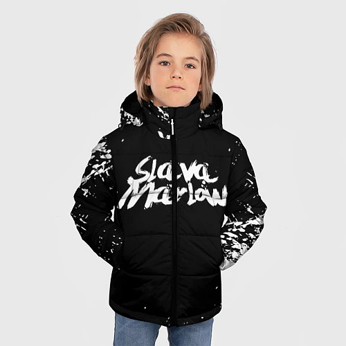 Зимняя куртка для мальчика Slava marlow / 3D-Черный – фото 3