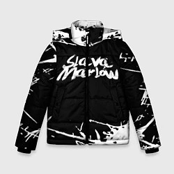 Куртка зимняя для мальчика Slava marlow, цвет: 3D-черный