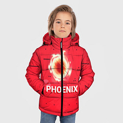 Куртка зимняя для мальчика Phoenix, цвет: 3D-светло-серый — фото 2