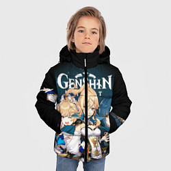 Куртка зимняя для мальчика GENSHIN IMPACT, цвет: 3D-черный — фото 2