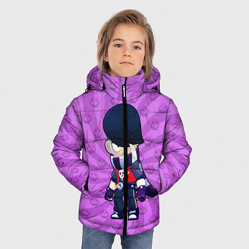 Зимняя куртка для мальчика BRAWL STARS EDGAR / 3D-Черный – фото 3