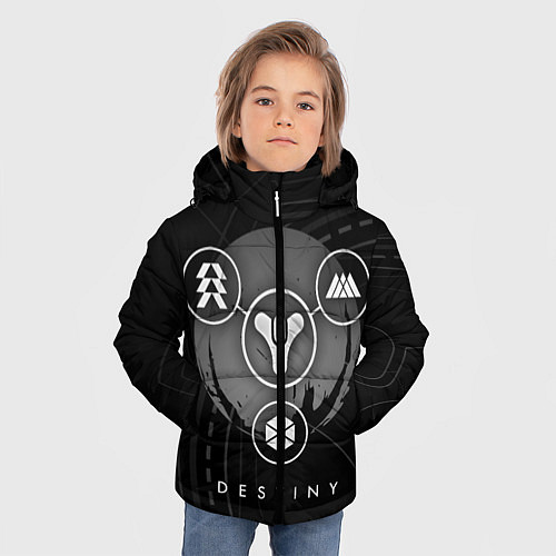 Зимняя куртка для мальчика DESTINY / 3D-Черный – фото 3