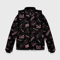 Куртка зимняя для мальчика BLACKPINK, цвет: 3D-светло-серый