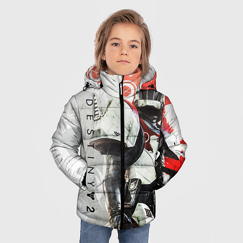 Зимняя куртка для мальчика DESTINY, TITAN / 3D-Черный – фото 3