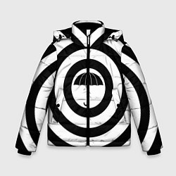 Куртка зимняя для мальчика Узор Академия Амбрелла, цвет: 3D-светло-серый