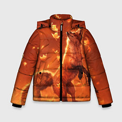 Зимняя куртка для мальчика Лисенок