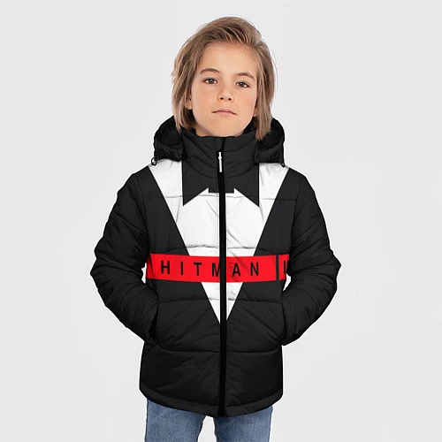 Зимняя куртка для мальчика Hitman III / 3D-Черный – фото 3