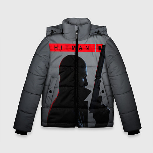 Зимняя куртка для мальчика Hitman III / 3D-Светло-серый – фото 1