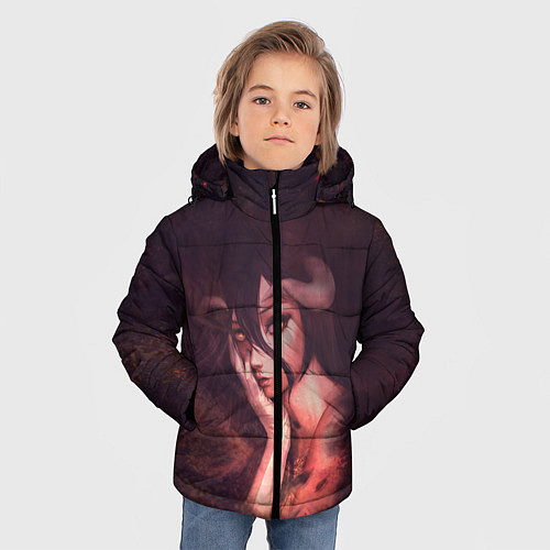 Зимняя куртка для мальчика Альбедо / 3D-Светло-серый – фото 3