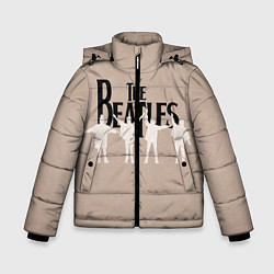 Куртка зимняя для мальчика The Beatles, цвет: 3D-черный