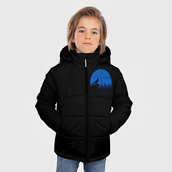 Куртка зимняя для мальчика Луна, цвет: 3D-светло-серый — фото 2