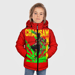 Куртка зимняя для мальчика Человек Бензопила, цвет: 3D-черный — фото 2