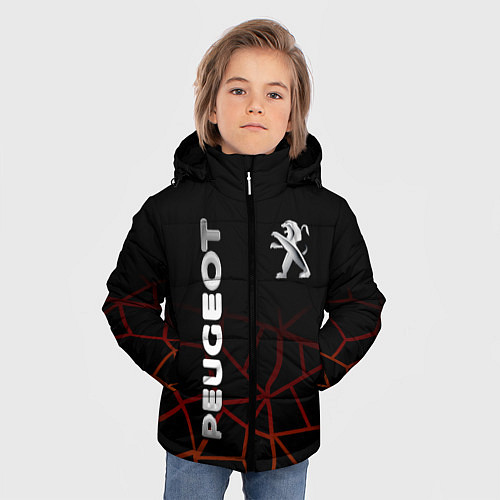 Зимняя куртка для мальчика PEUGEOT / 3D-Черный – фото 3