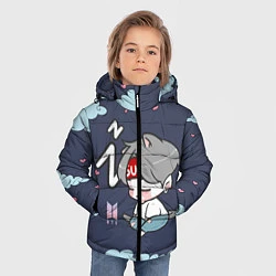 Куртка зимняя для мальчика BTS Sleep, цвет: 3D-светло-серый — фото 2