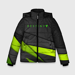 Куртка зимняя для мальчика DESTINY ДЕСТИНИ, цвет: 3D-черный