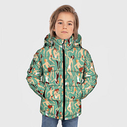 Куртка зимняя для мальчика Пловцы, цвет: 3D-черный — фото 2