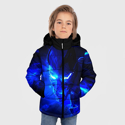 Зимняя куртка для мальчика Валорант / 3D-Черный – фото 3