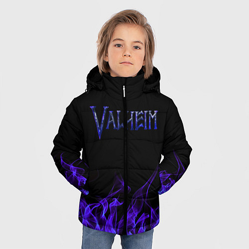 Зимняя куртка для мальчика Valheim / 3D-Черный – фото 3