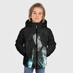 Куртка зимняя для мальчика Честер Линкин Парк, цвет: 3D-черный — фото 2