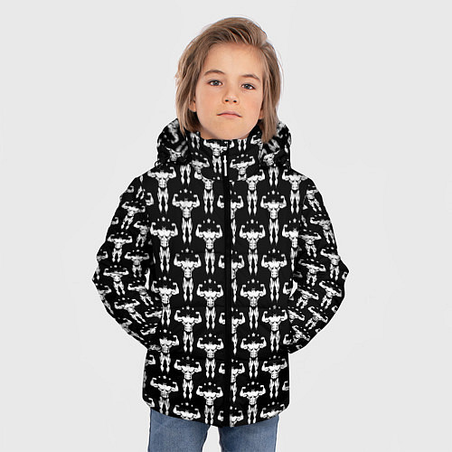 Зимняя куртка для мальчика Фитнес / 3D-Черный – фото 3