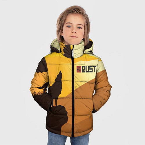 Зимняя куртка для мальчика Rust / 3D-Черный – фото 3