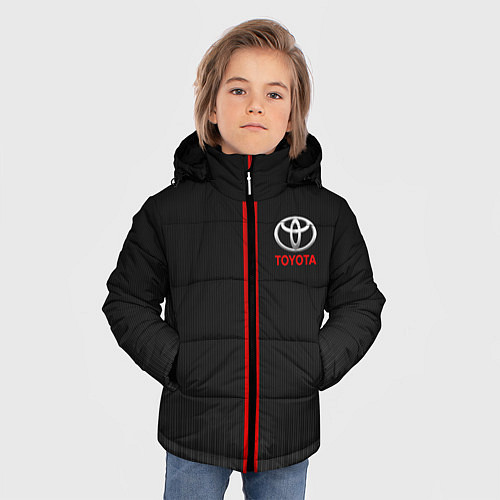 Зимняя куртка для мальчика TOYOTA PASSION FOR LIFE / 3D-Черный – фото 3