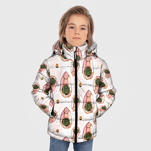 Зимняя куртка для мальчика Золотой террарий / 3D-Черный – фото 3