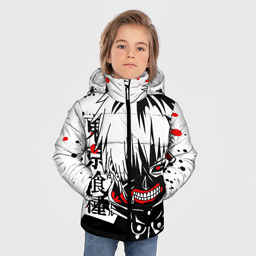 Зимняя куртка для мальчика ТОКИЙСКИЙ ГУЛЬ / 3D-Черный – фото 3