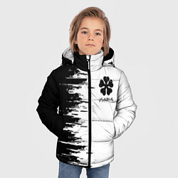 Куртка зимняя для мальчика Чёрный клевер,, цвет: 3D-красный — фото 2
