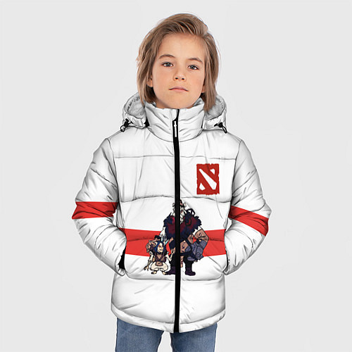 Зимняя куртка для мальчика Дота / 3D-Черный – фото 3