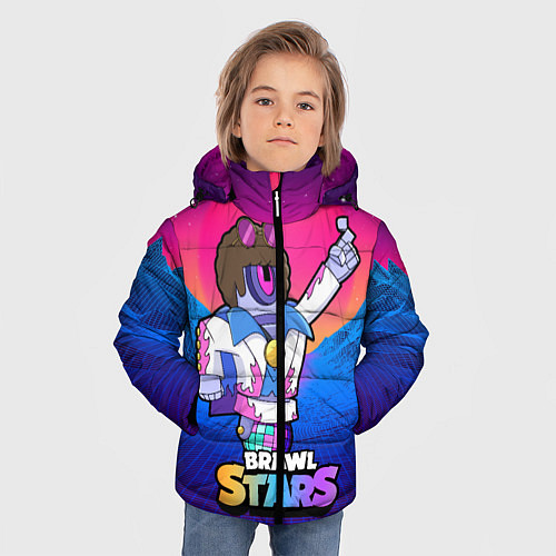 Зимняя куртка для мальчика STU DISCO СТУ Brawl Stars / 3D-Черный – фото 3