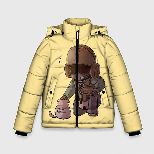 Зимняя куртка для мальчика J?ger Rainbow Six Art 01 / 3D-Светло-серый – фото 1
