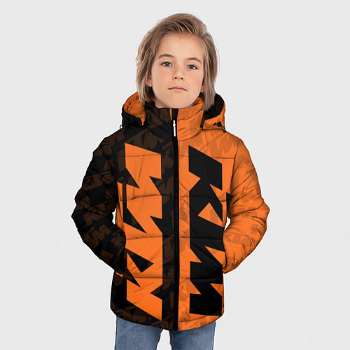 Зимняя куртка для мальчика KTM КТМ Z / 3D-Черный – фото 3