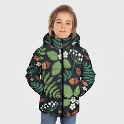 Куртка зимняя для мальчика Природа, цвет: 3D-светло-серый — фото 2