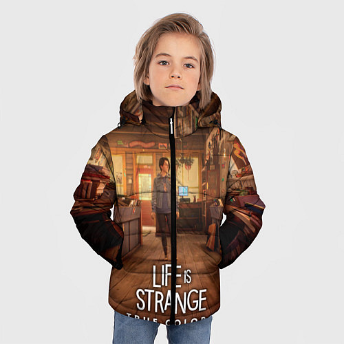 Зимняя куртка для мальчика Life Is Strange True Colors / 3D-Черный – фото 3
