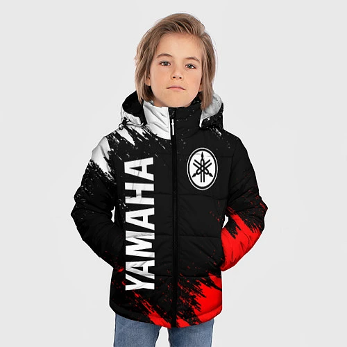 Зимняя куртка для мальчика YAMAHA ЯМАХА / 3D-Черный – фото 3