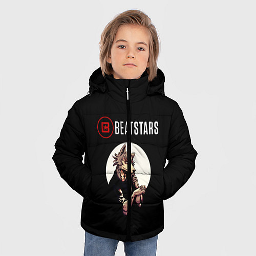 Зимняя куртка для мальчика Beastars / 3D-Черный – фото 3