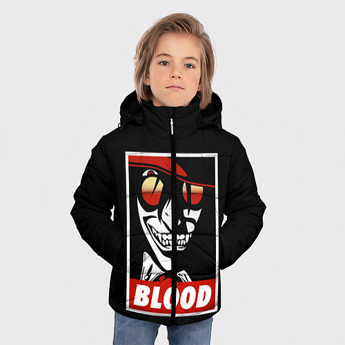 Зимняя куртка для мальчика Hellsing / 3D-Черный – фото 3