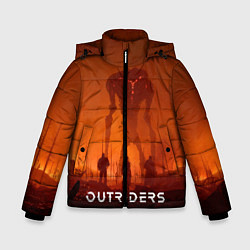 Куртка зимняя для мальчика Outriders, цвет: 3D-черный