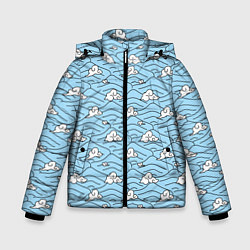 Куртка зимняя для мальчика УРУКОДАКИ САКОНДЖИ, цвет: 3D-черный