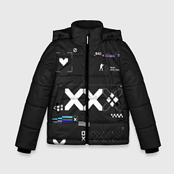 Куртка зимняя для мальчика Desert Eagle: Printstream Graphite, цвет: 3D-черный