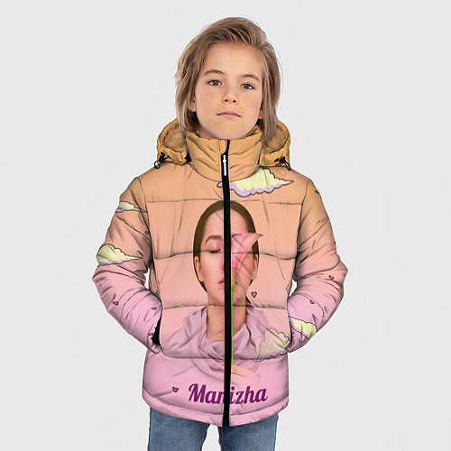 Зимняя куртка для мальчика Манижа Manizha / 3D-Черный – фото 3