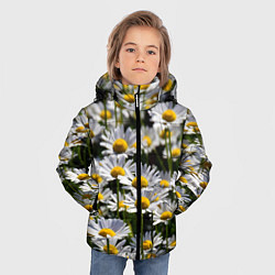 Куртка зимняя для мальчика Ромашки, цвет: 3D-красный — фото 2