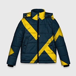 Куртка зимняя для мальчика ПЕРЕКРЕСТОК, цвет: 3D-черный