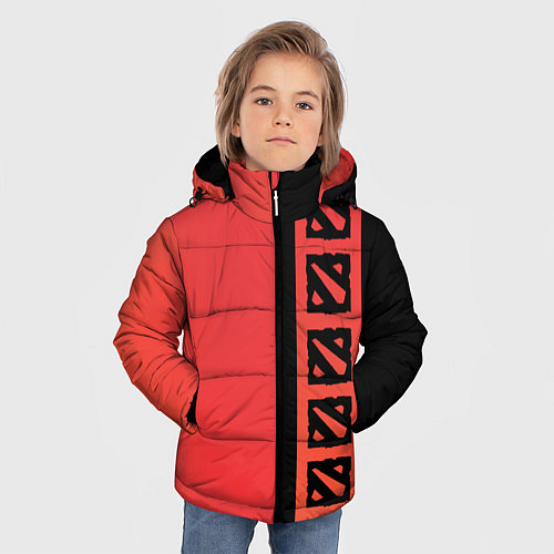 Зимняя куртка для мальчика Dota 2 / 3D-Черный – фото 3