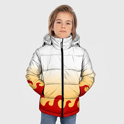 Куртка зимняя для мальчика ШИНДЖУРО РЕНГОКУ KNY, цвет: 3D-черный — фото 2