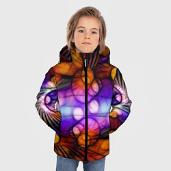 Куртка зимняя для мальчика Яркое преображение, цвет: 3D-черный — фото 2